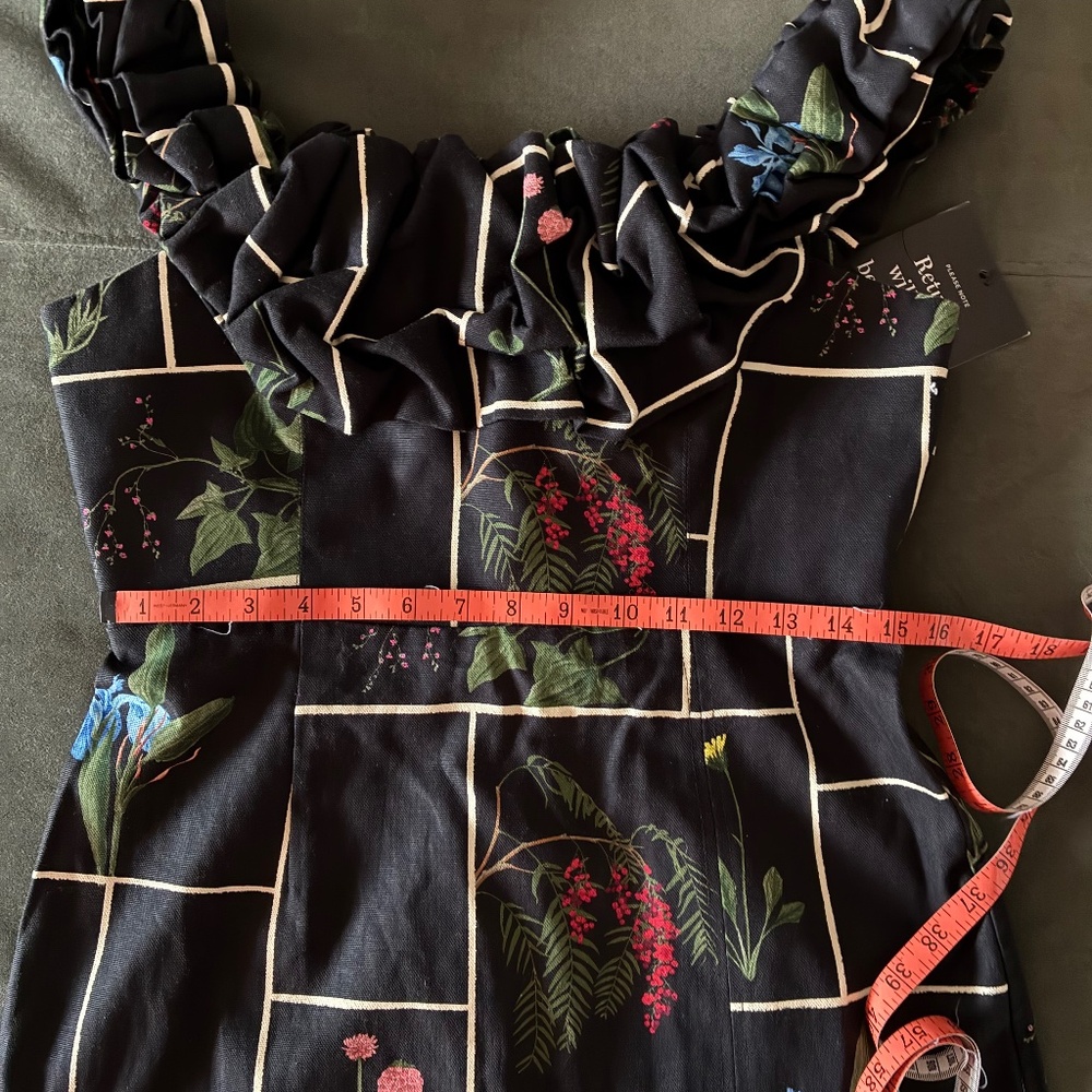 NWT Tuckernuck Suze Fresher Buds midi dress 8 M - Picture 12 of 15